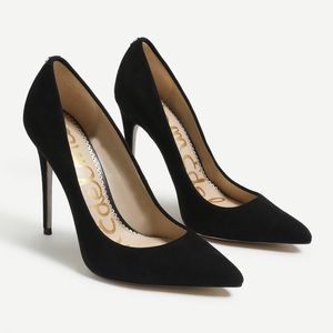 Sam Edelman Danna Black Suede 9 Heel Pump LIKE NEW IN BOX Pointed Toe